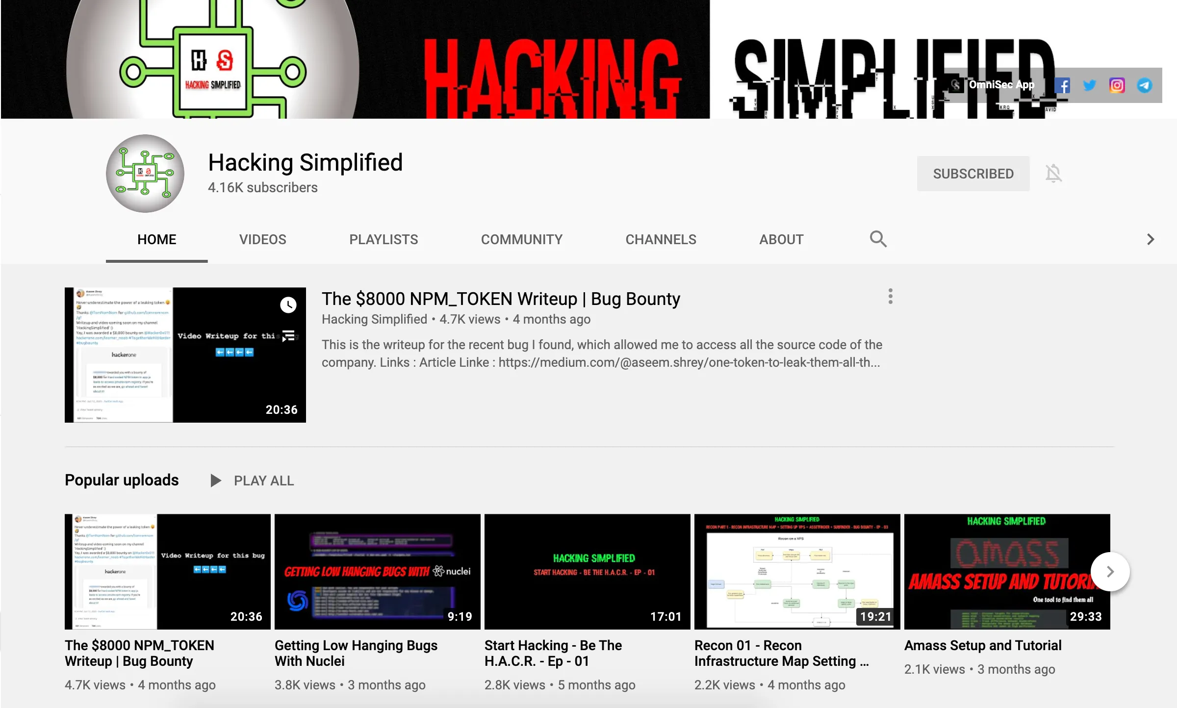 HackingSimplified Channel