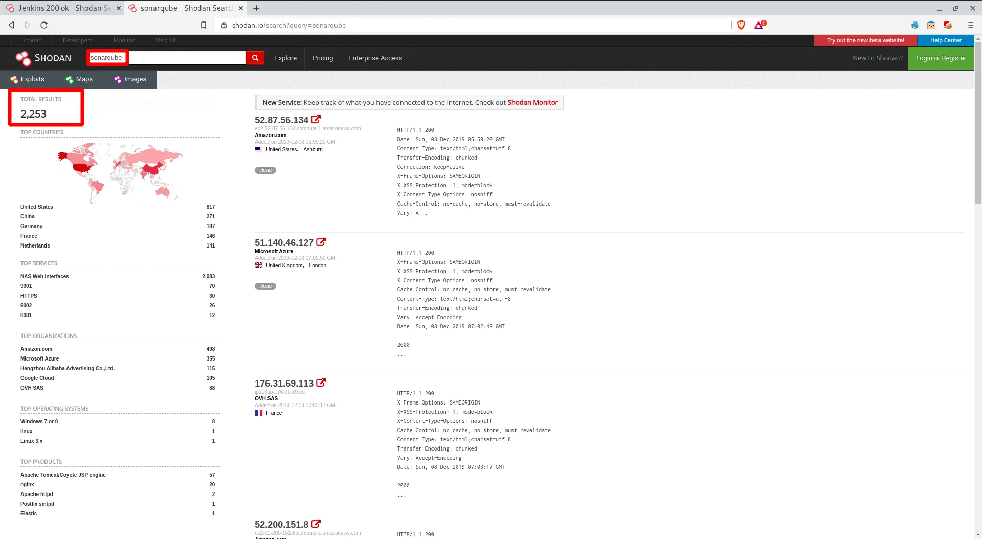 Sonarqube has another 2000 results Sonarqube has another 2000 results